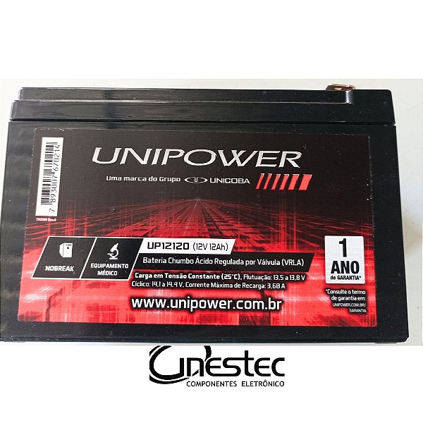 BATERIA SELADA 12V  12AH  UP12120  F250