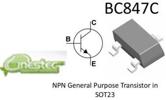 BC847   SMD  SOT23 CADA 5 PECAS