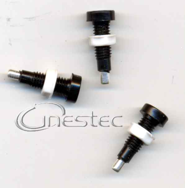 BORNE BANANA 2mm B67 - PRETO