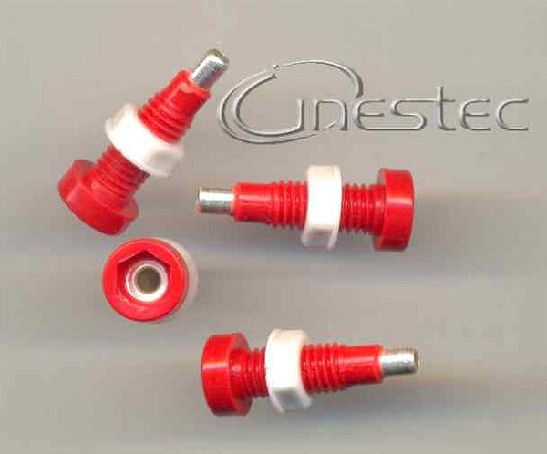 BORNE BANANA 2mm B67 - VERMELHO