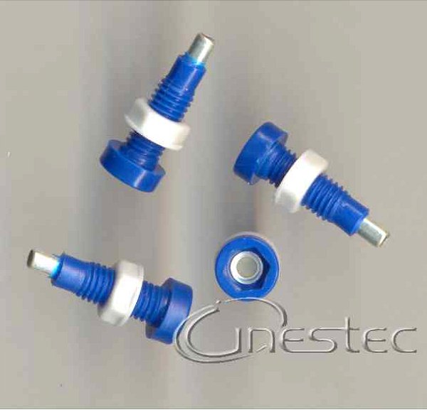 BORNE BANANA 2mm B67 AZUL