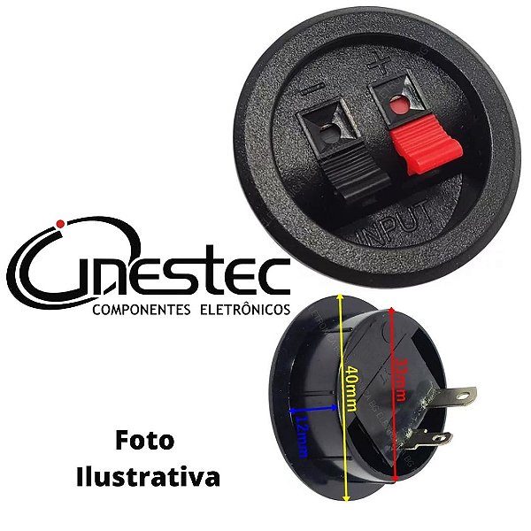 BORNE DE PRESSAO DUPLO REDONDO 2 SAIDAS - 35mm