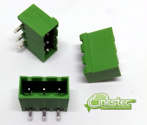 BORNE KRA  2EDGRC 5,0/5.08  MACHO  3P  90 graus  TERMINAL BLOCK