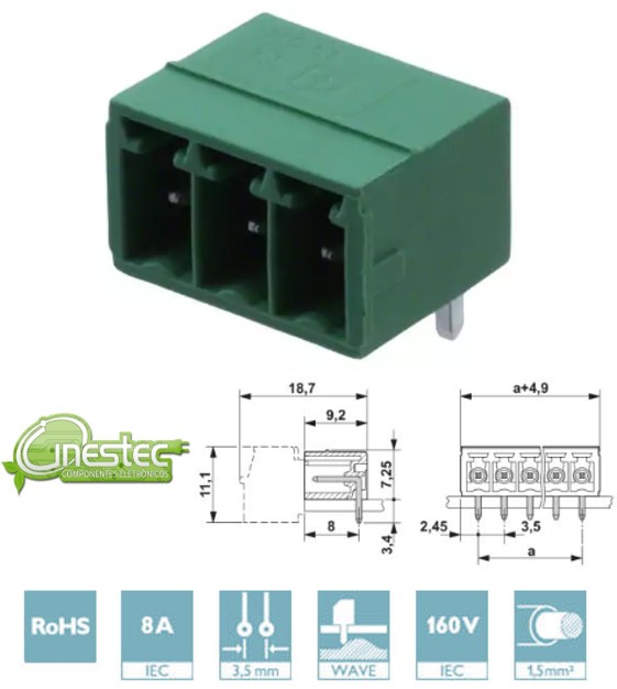 BORNE KRA - HEADER - MC 1,5/ 3-G-3,5 - MACHO