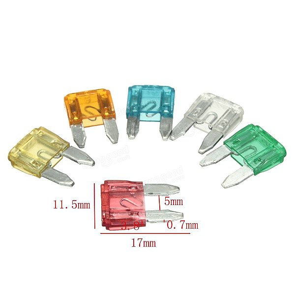 7,5A FUSIVEL LAMINA / FACA MINI  1,1CM