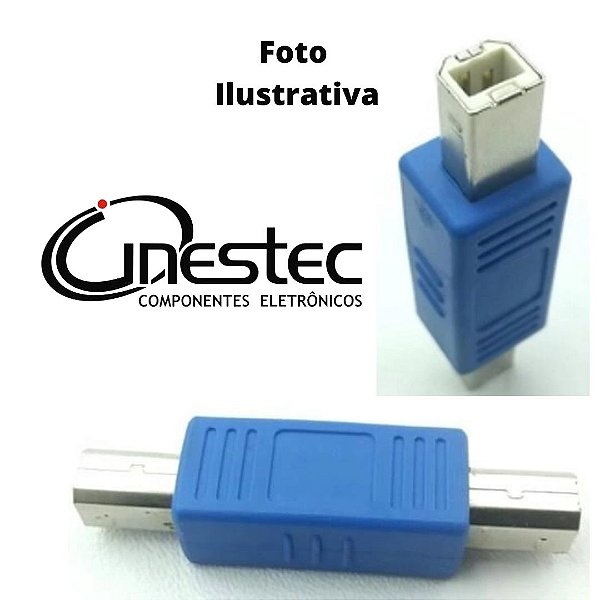ADAPTADOR USB B MACHO X USB B MACHO