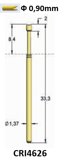 AGULHA DE TESTE 100MILS