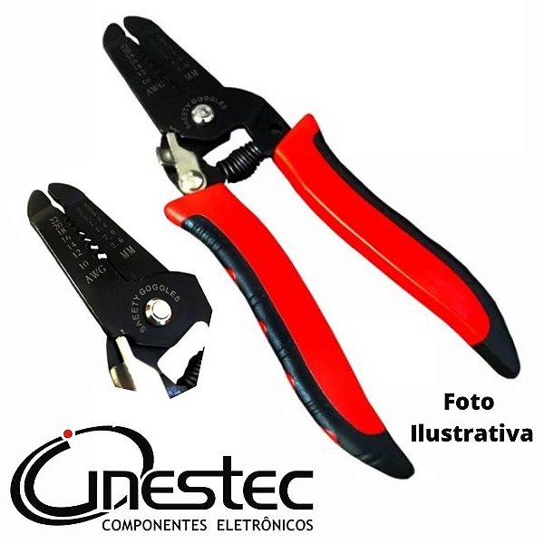 ALICATE DECAPADOR / CORTADOR DE CABO - 7 EM 1
