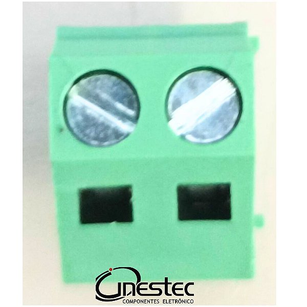 BORNE KRE 2 PONTOS VERDE 45O 15,9mm KF 128  TBY2002V TERMINAL B