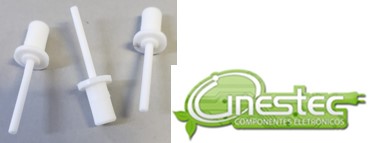 BOTAO / EIXO PARA TRIMPOT PROLONG. BRANCO  CA9 9039