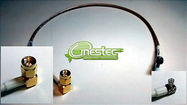 CABO ADAPTADOR / PIG TAIL CON. CELULAR MACHO PARA SMA MACHO 35 C