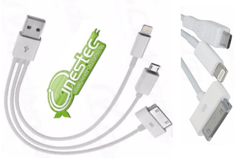 CABO CARREGADOR USB PARA MICROUSB V8  IPHONE IPHONE LIGHTNING