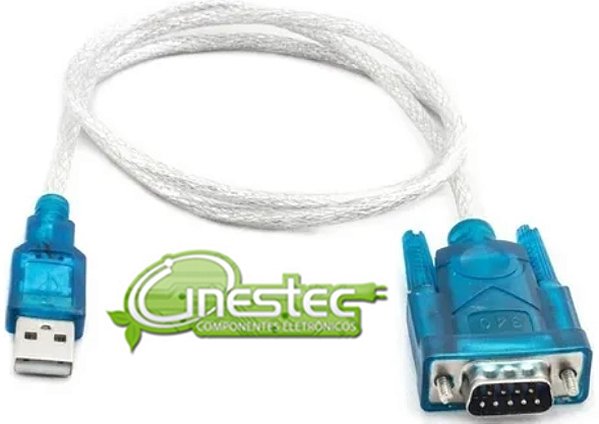 CABO CONVERSOR USB 2.0 PARA RS-232 SERIAL (AZUL)