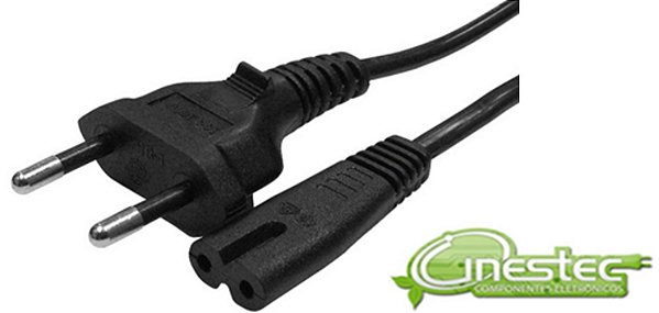 CABO DE FORCA 2 CORTES OITINHO 2X0,75mm  1,8m