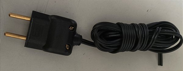 CABO DE FORCA RABICHO   3m X 0,50mm  PRETO