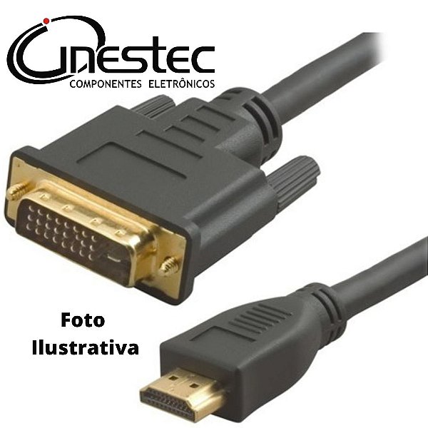 CABO DVI (24 1) M X HDMI M - GOLD 1,8m