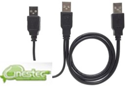 CABO EXTENSAO USB 2.0 HD Y  1 USB MACHO   2 USB A MACHO  PRETO