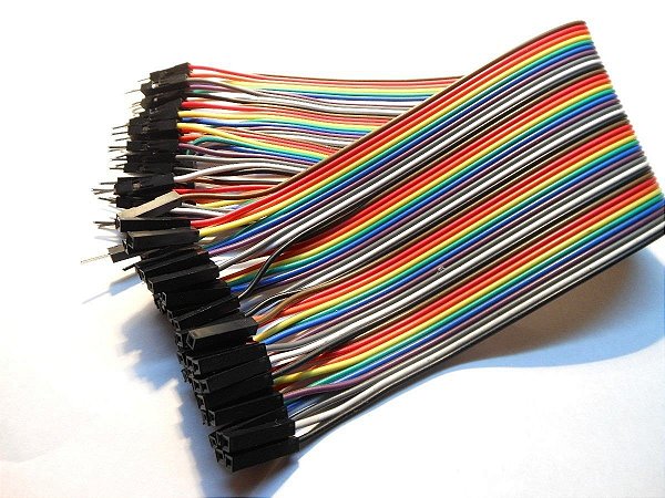 CABO JUMPER MACHO  FEMEA 20CM PARA PROTOTIPOS  PROTOBOARDS