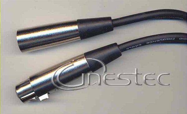 CABO MICROFONE XLR CANON M X F  5M PROFISSIONAL