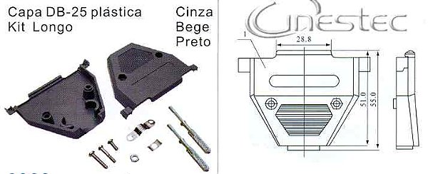 CAPA COMPLETA DB25  KIT LONGO  CINZA