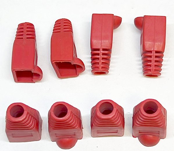 CAPA PARA RJ45 VERMELHO