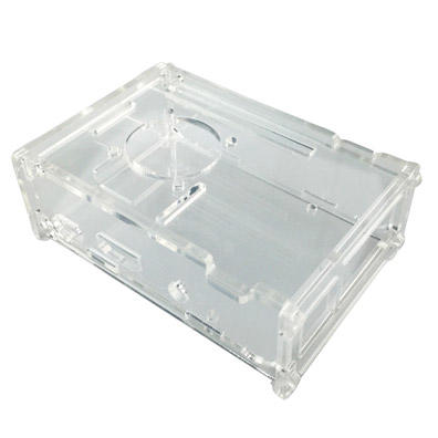 CASE DE ACRILICO PARA RASPBERRY PARA DISPLAY E COOLER