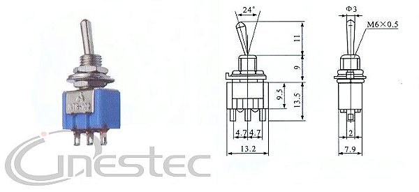 CHAVE ALAVANCA 3T 3P 3A - MTS 103
