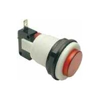 CHAVE BOTAO VERMELHO COM MICROSWITCH 2T 6A PBS-29