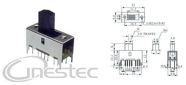 CHAVE FUNCOES 16T 3P TKR CCE AIWA