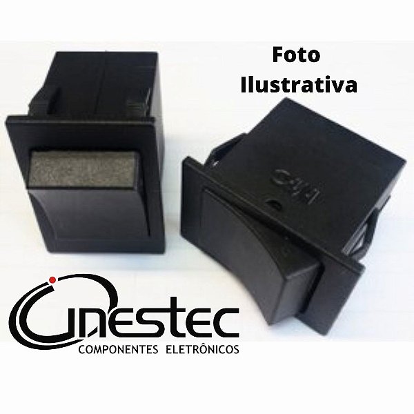 CHAVE GANGORRA INTERRUPTOR MG DE TECLA BIPOLAR 2P 4T 15A 120V 30223
