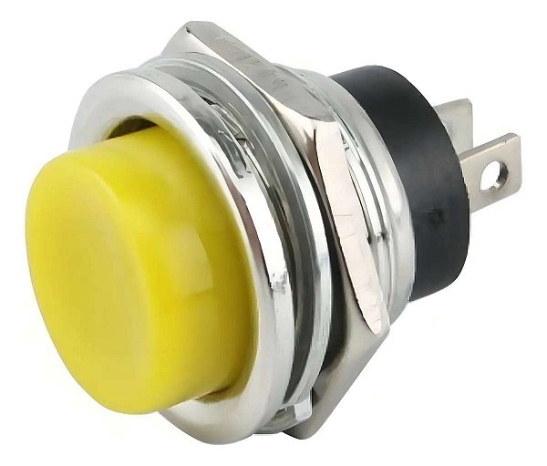 CHAVE PUSH BOTON NA 2T AMARELO  DS-212