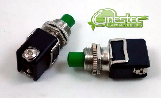 CHAVE PUSH BOTON NA SEM TRAVA 2T VERDE NTN STYLE