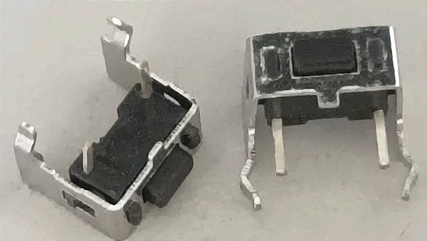 CHAVE TACTIL 2T 90° 3 X 6 X 4,3mm