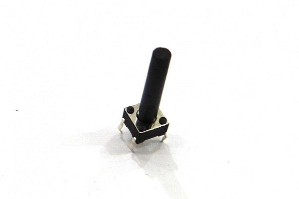 CHAVE TACTIL 4T 180o 6 X 6 X 19mm