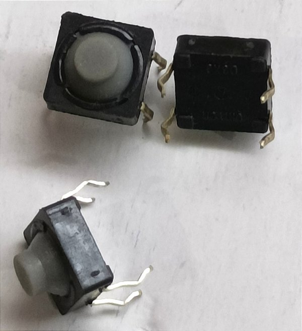 CHAVE TACTIL 4T 180o 8 x 8mm EMBORRACHADO