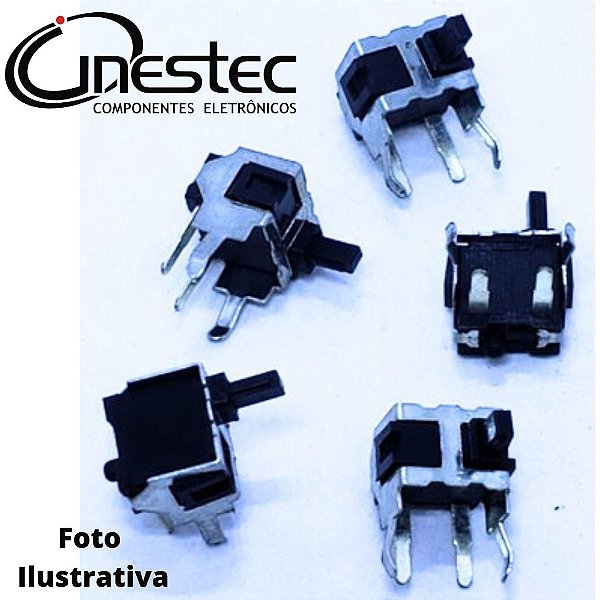 CHAVE TACTIL 4T 90o 6mm TECLA LADO DIREITO