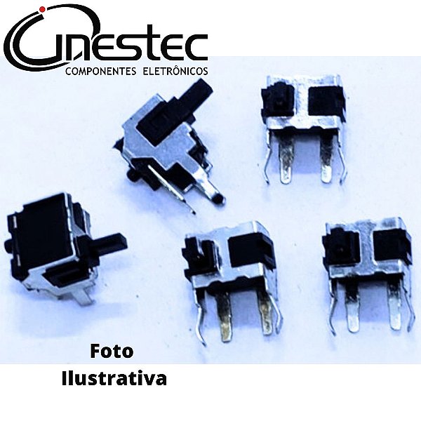 CHAVE TACTIL 4T 90o 6mm TECLA LADO ESQUERDA