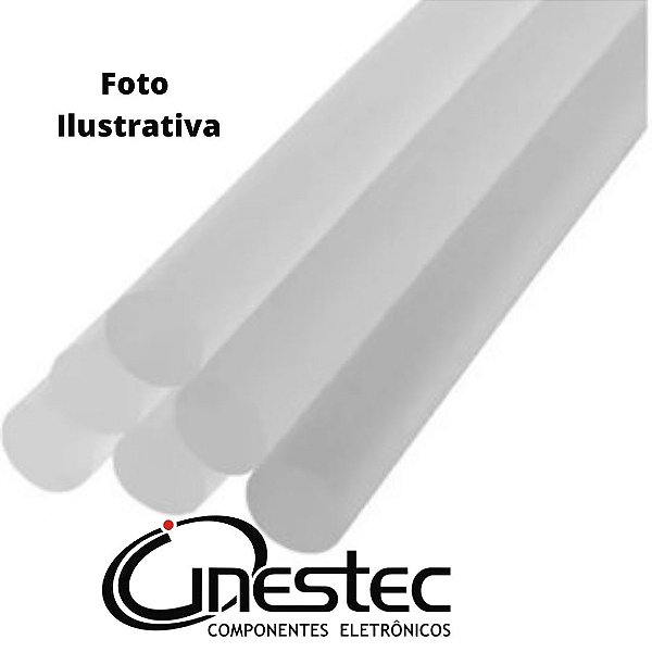 COLA QUENTE BASTAO - TRANSPARENTE PARA PISTOLA 11,2mm x 10cm - 6 PECAS