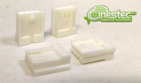 CONECTOR ALOJAMENTO 2510 4 PINOS 2,5MM  CADA 5 PECAS  2510004HA001