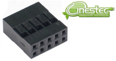 CONECTOR ALOJAMENTO DUPLO MODU 5X5 VIAS