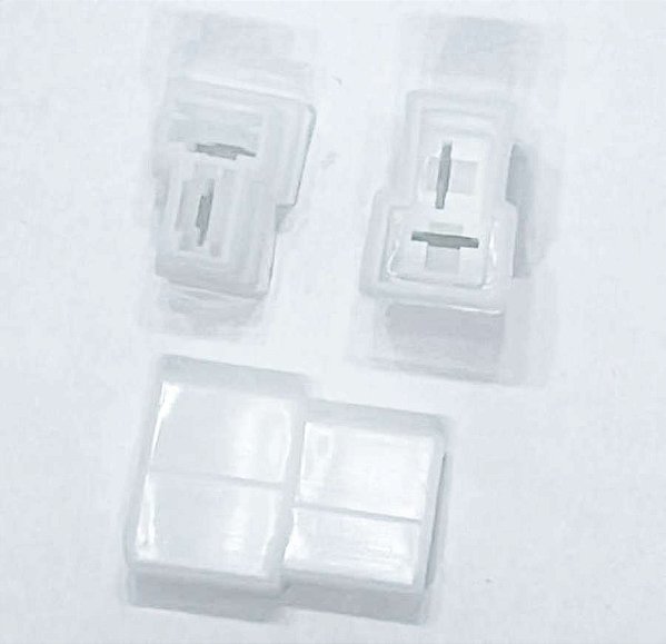 CONECTOR ALOJAMENTO MACHO FASTON 6,3MM 2 VIAS