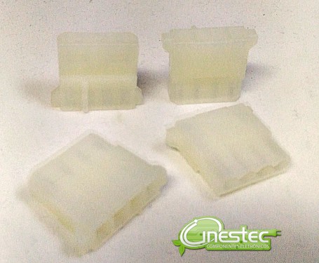 CONECTOR ALOJAMENTO POWER 4 PINOS FEMEA  CADA 5 PECAS  508104AH051