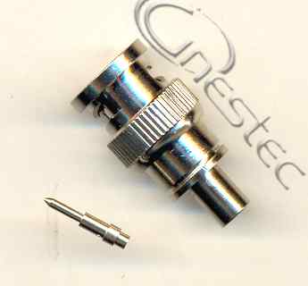 CONECTOR BNC MACHO RG58 PINO SOLTO