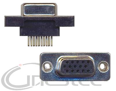CONECTOR DB15HD VGA F PARA PLACA 180 graus