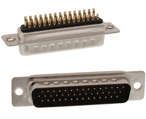 CONECTOR DB44 HD MACHO SOLDA FIO 180 graus