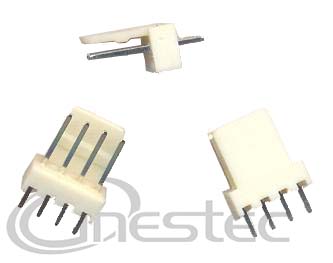 CONECTOR KK 04 PINOS PASSO 2,54MM 5 PECAS