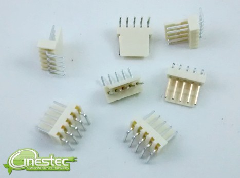 CONECTOR KK 05 PINOS 90 graus 2,54 mm  CADA 5 PECAS  251205WR054