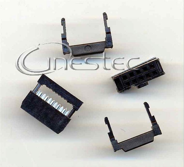 CONECTOR LATCH 10 VIAS COM EJETOR