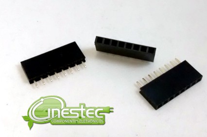 CONECTOR MODU DUBOX OU MCI 08 VIAS - 2,54mm