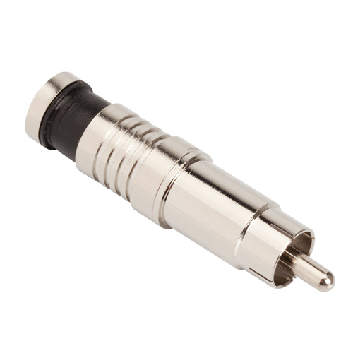 CONECTOR/ PLUG RCA MACHO DE COMPRESSAO PROFISSIONAL  RG59